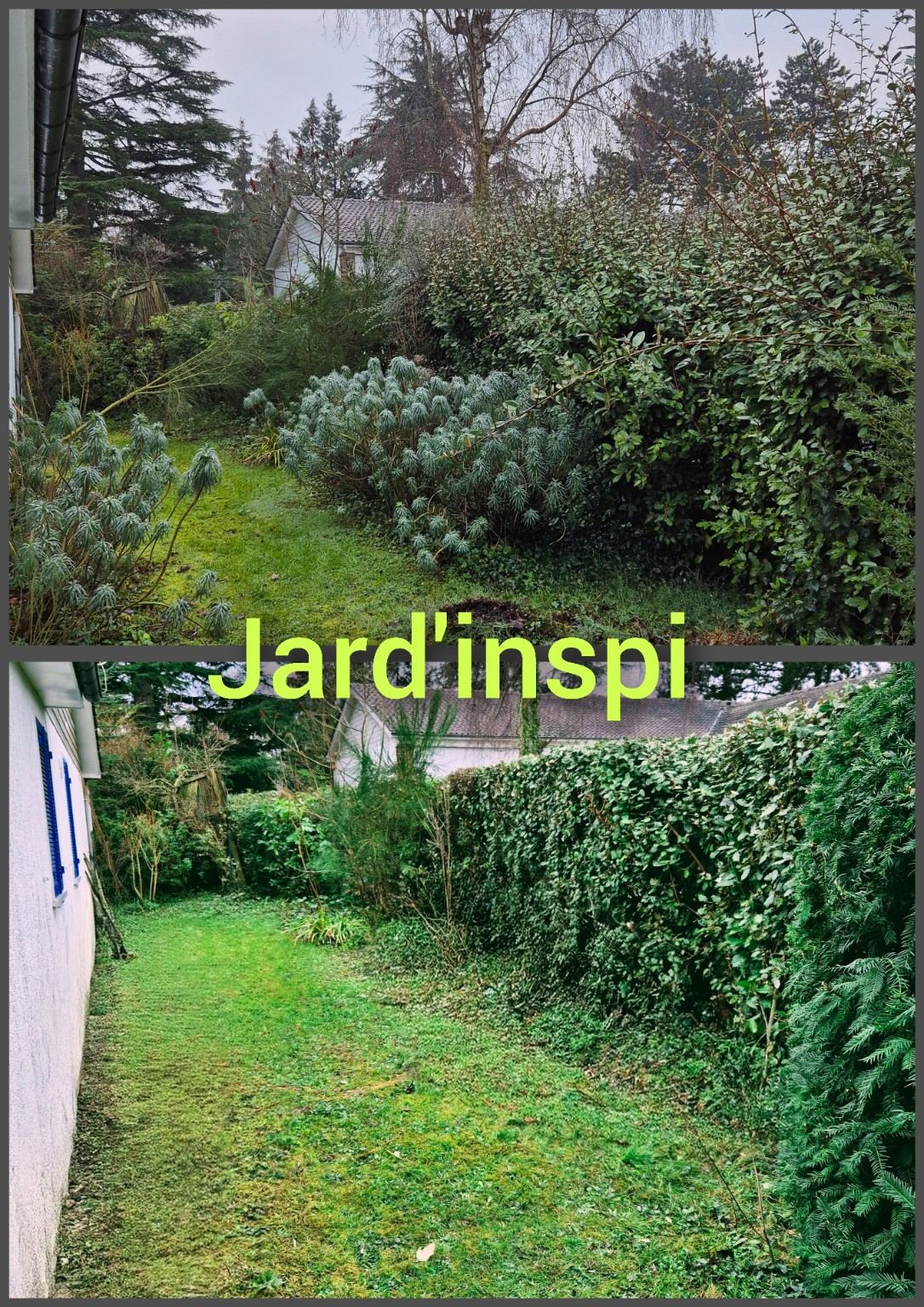 Photo de chantier Jard-inspi dans les Yvelines : élagage, taille, entretien, remise en état
