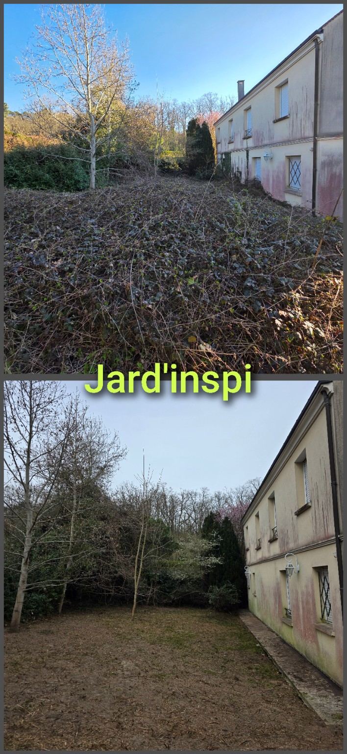 Photo de chantier Jard-inspi dans les Yvelines : élagage, taille, entretien, remise en état