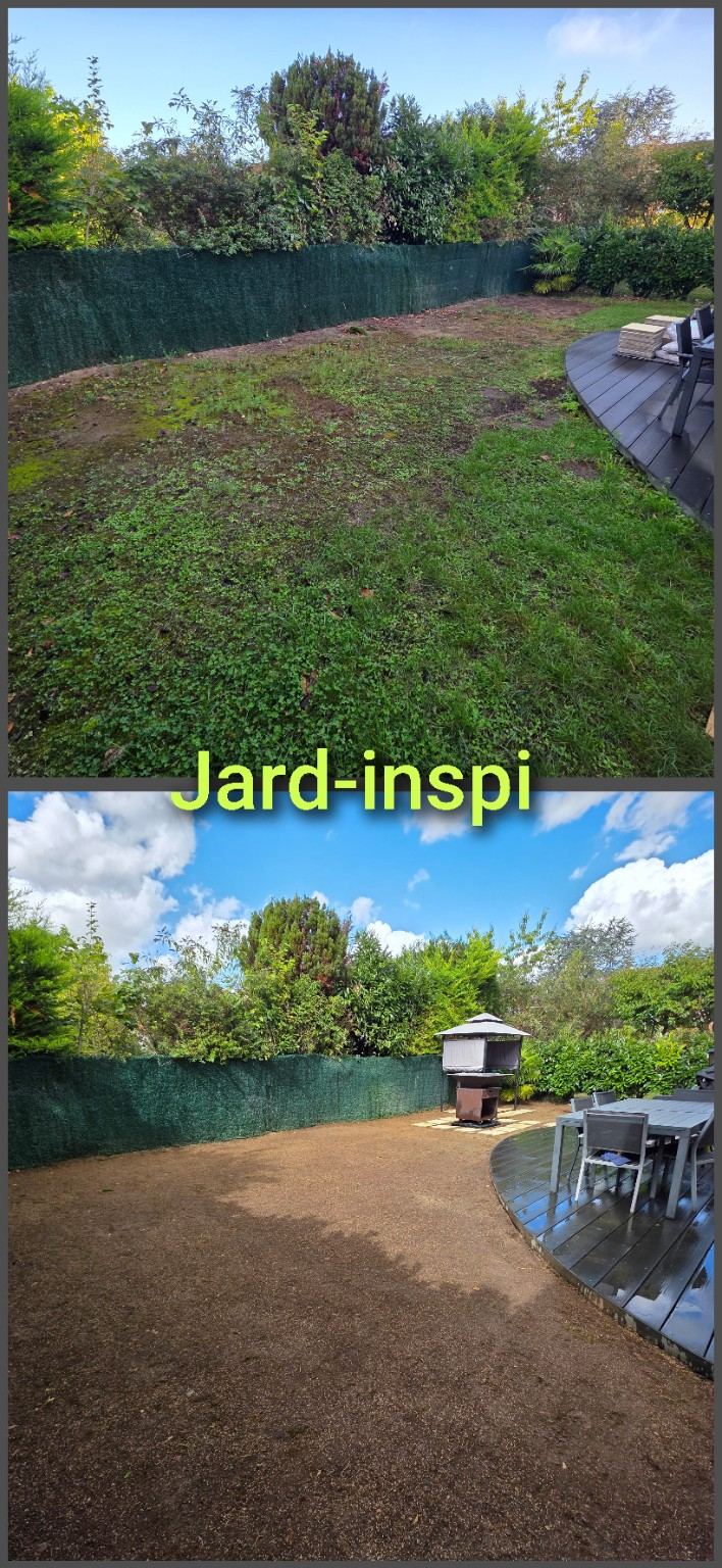 Photo de chantier Jard-inspi dans les Yvelines : élagage, taille, entretien, remise en état