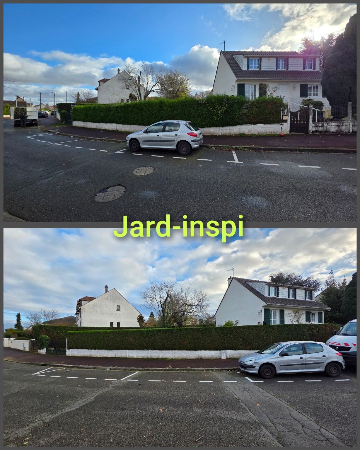 Photo de chantier Jard-inspi dans les Yvelines : élagage, taille, entretien, remise en état